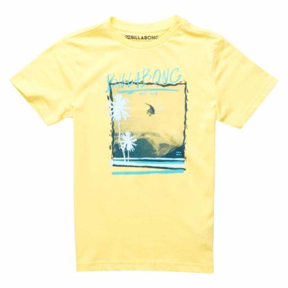 Billabong Capture Boys SS Tee Sun - Maglietta da Ragazzo