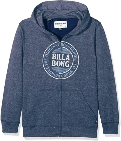 Billabong Danapoint ZH Blue - Felpa Con Zip e Cappuccio da Ragazzo