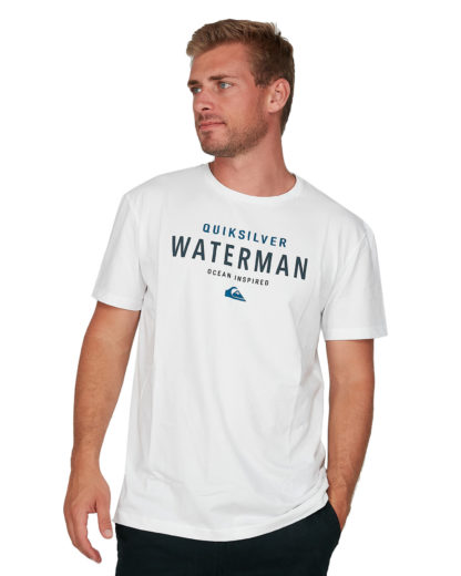 Waterman Shock proof - Maglietta da Uomo (White)