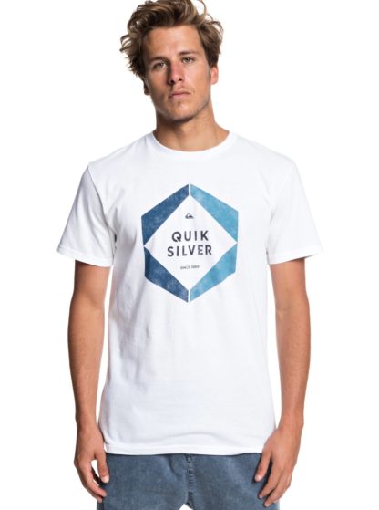 Quiksilver Hexa Logo - Maglietta da Uomo