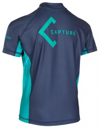 Ion Capture RashGuard Boy SS Blue/Golf Green - Licra Surf Ragazzi