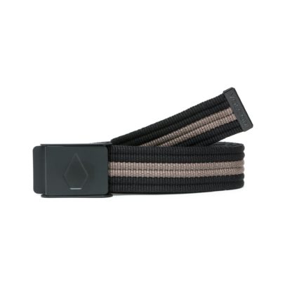 Volcom Strap Web Belt Black/Grey - Cintura da Uomo