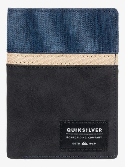 Quiksilver Stormery Black Wallet - Portafoglio da Uomo