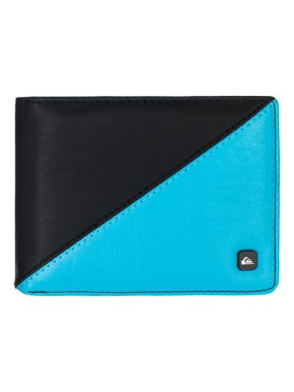 Quiksilver Comp Slim Neon Blue Wallet - Portafoglio da Uomo